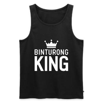 Binturong Bearcat Gift - Men's Premium Organic Tank Top - black - Front - Michal (187cm)