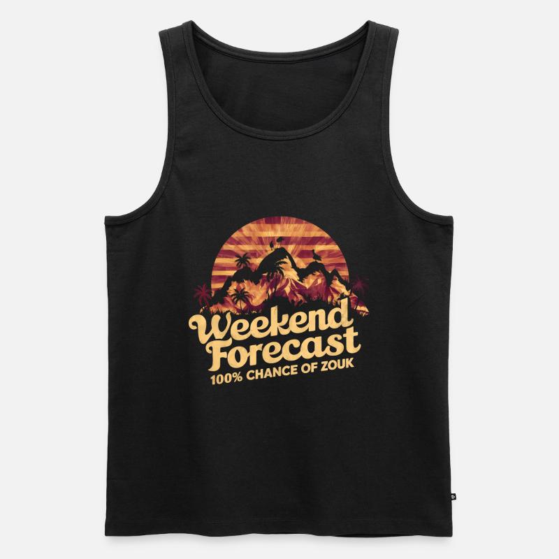 Zouk-Tanz-Geschenk - Männer Premium Bio Tank Top - Schwarz