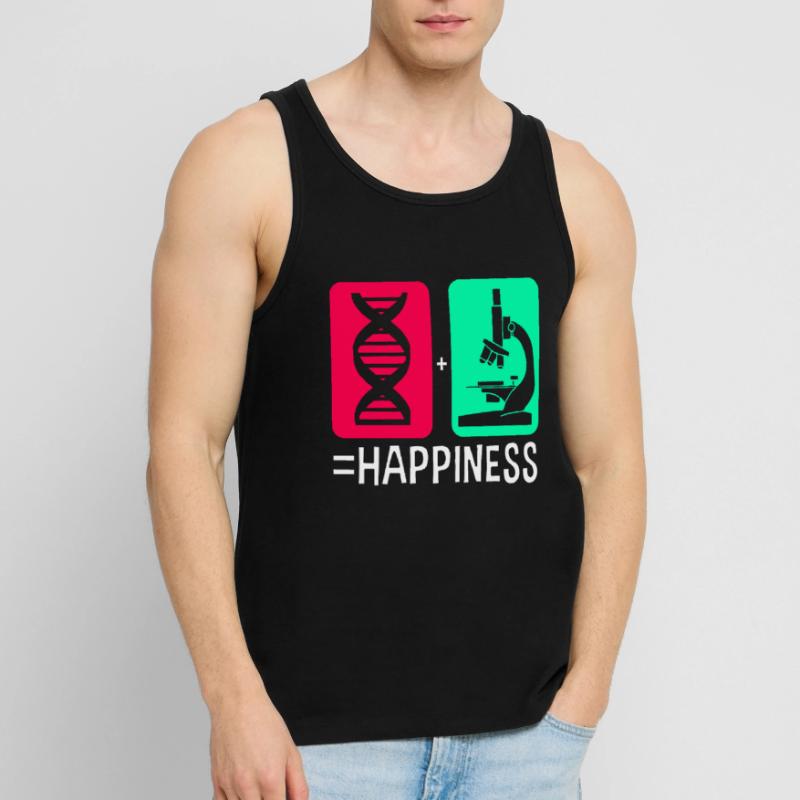 Structural formula molecule Men's Premium Organic Tank Top