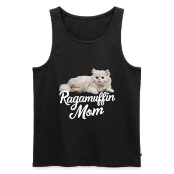 Katze Ragamuffin Geschenk - Männer Premium Bio Tank Top - Schwarz - Vorne - Michal (187cm)