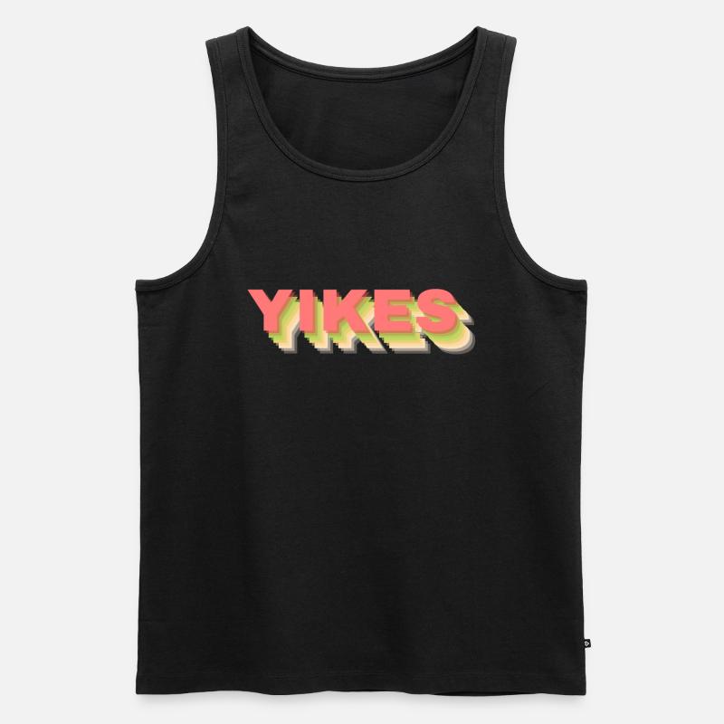 Yikes - Männer Premium Bio Tank Top - Schwarz