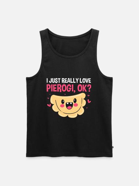 Pierogi Poland Polish - Men's Premium Organic Tank Top - black