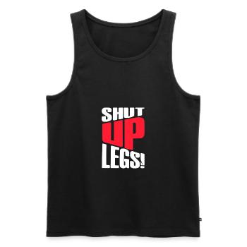 Fahrrad - Männer Premium Bio Tank Top - Schwarz - Vorne - Michal (187cm)