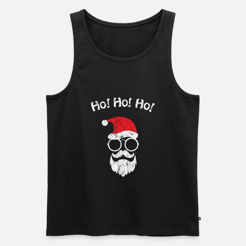 Weihnachten - Männer Premium Bio Tank Top - Schwarz