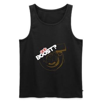 automobile - Men's Premium Organic Tank Top - black - Front - Michal (187cm)