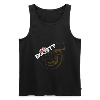 Auto - Männer Premium Bio Tank Top - Schwarz - Vorne - Michal (187cm)
