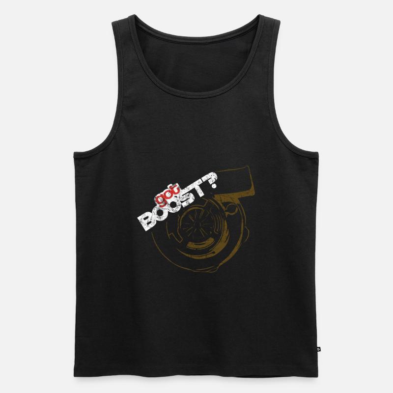 Auto - Männer Premium Bio Tank Top - Schwarz