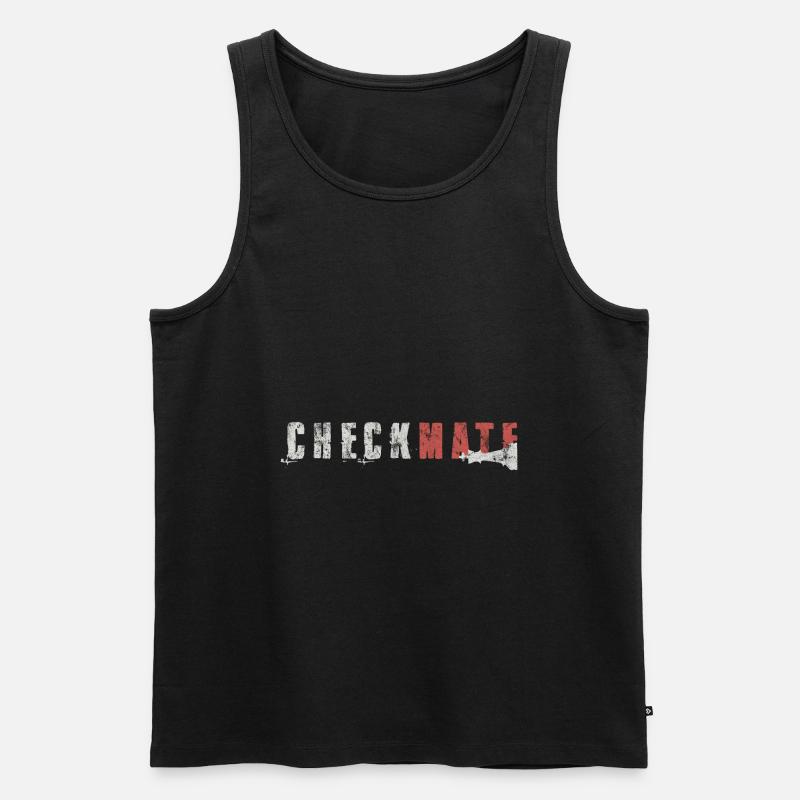 Schach - Männer Premium Bio Tank Top - Schwarz