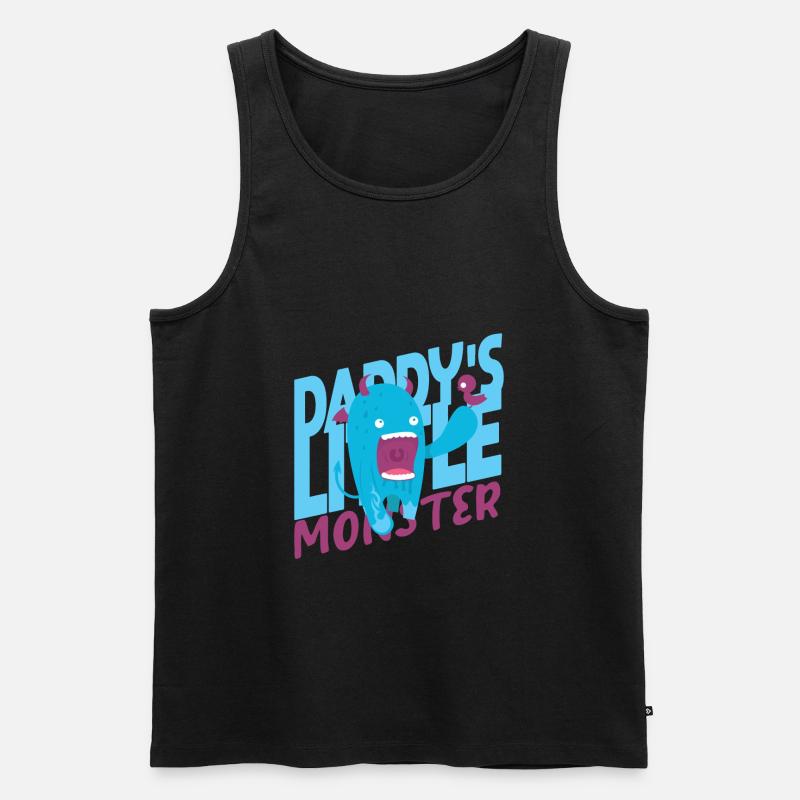 Kind Kinder Geschenkidee - Männer Premium Bio Tank Top - Schwarz