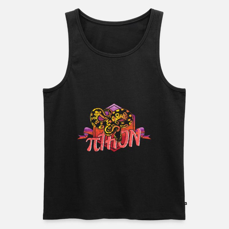 Pi Mathematik Python - Männer Premium Bio Tank Top - Schwarz