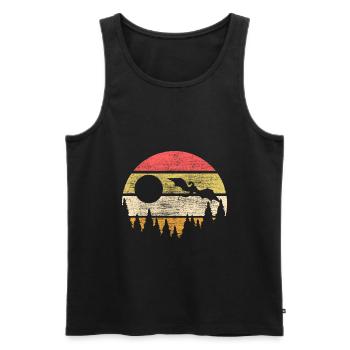 Dragon Monster Role Playing - Men's Premium Organic Tank Top - black - Front - AI Model Male 178 light (178cm)