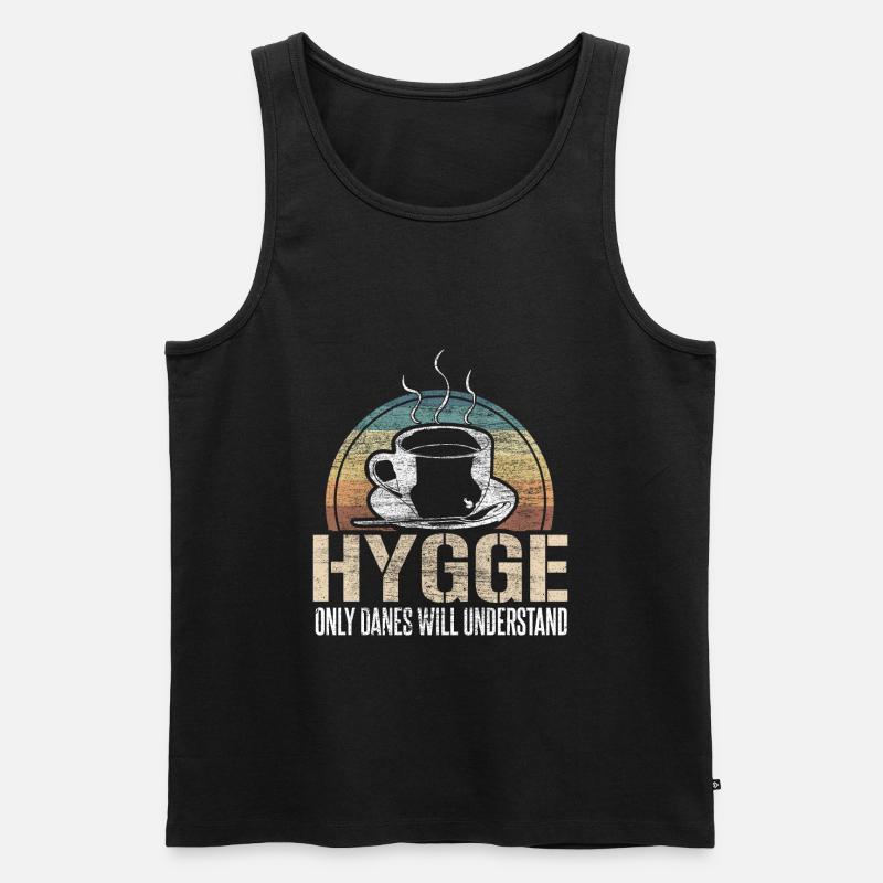 Dänemark Wikinger Dänisch - Männer Premium Bio Tank Top - Schwarz