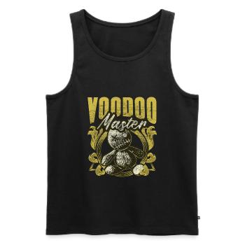 Voodoo Puppe Spruch Geschenkidee - Männer Premium Bio Tank Top - Schwarz - Vorne - AI Model Male 178 light (178cm)