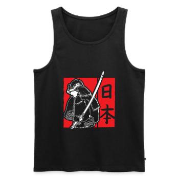 Japan Japaner - Männer Premium Bio Tank Top - Schwarz - Vorne - AI Model Male 178 light (178cm)
