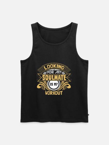 Single Independent Partnership - Men's Premium Organic Tank Top - black