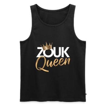 Zouk-Tanz-Geschenk - Männer Premium Bio Tank Top - Schwarz - Vorne - AI Model Male 178 light (178cm)