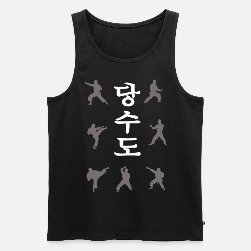 Tangsoodo Technik Shirt - Männer Premium Bio Tank Top - Schwarz