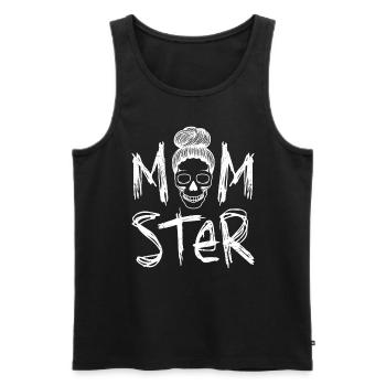 Momster Halloween Monster - Männer Premium Bio Tank Top - Schwarz - Vorne - Michal (187cm)
