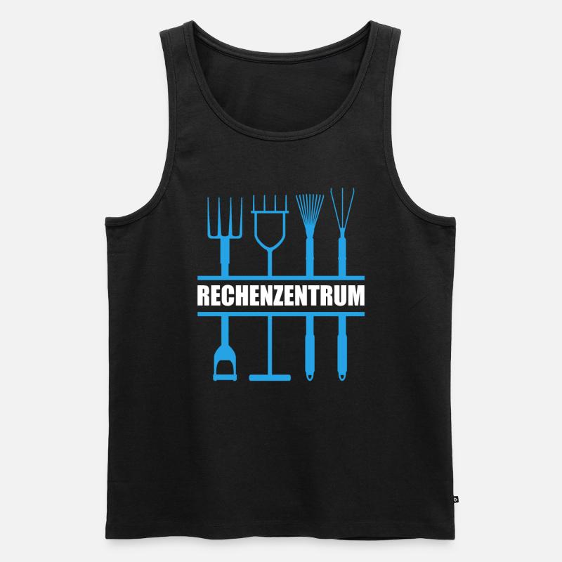 Rechenzentrum - Männer Premium Bio Tank Top - Schwarz