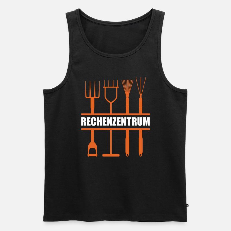 Rechenzentrum - Männer Premium Bio Tank Top - Schwarz