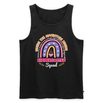 Kindergarten Squad Kindergarten Group Educator - Men's Premium Organic Tank Top - black - Front - Michal (187cm)