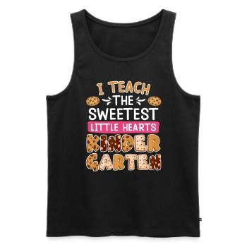 I have the best kindergarten kids educator - Men's Premium Organic Tank Top - black - Front - Michal (187cm)