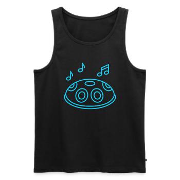 Musicians Band Percussion Drum Drums - Men's Premium Organic Tank Top - black - Front - Michal (187cm)
