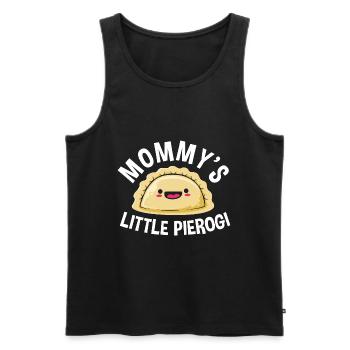 Pologne Polonais Pierogi - Débardeur bio Premium Homme - noir - Devant - Michal (187cm)