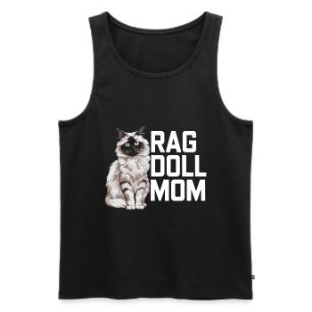 Katze Ragdoll Geschenk - Männer Premium Bio Tank Top - Schwarz - Vorne - Michal (187cm)