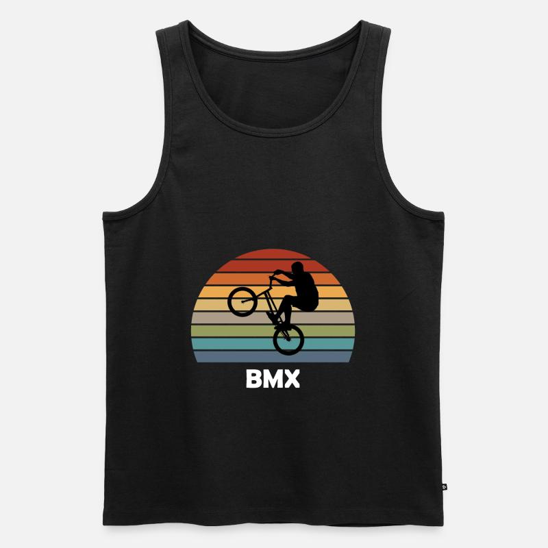 BMX - Männer Premium Bio Tank Top - Schwarz