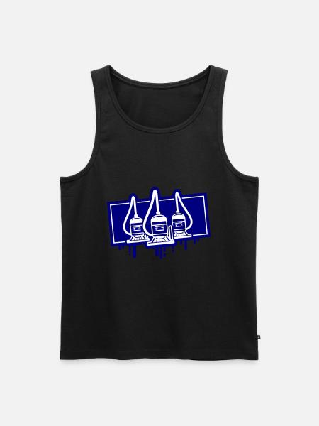 Vacuum Cleaner Icon - Men's Premium Organic Tank Top - black