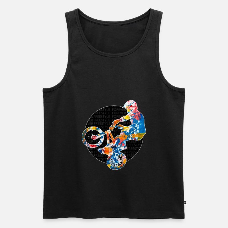 BMX - Männer Premium Bio Tank Top - Schwarz