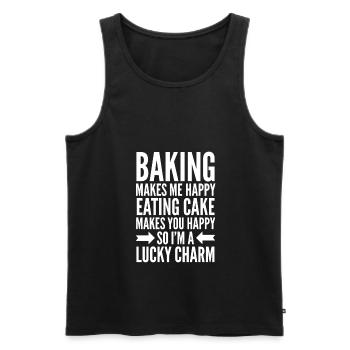 Baking Baker Cake Cupcake Baker Gift 11 - Men's Premium Organic Tank Top - black - Front - Michal (187cm)