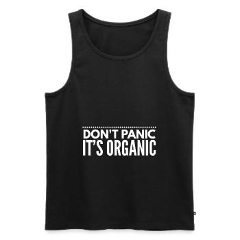 Vegan Vegan Vegan Vegan Gift 8 - Débardeur bio Premium Homme - noir - Devant - AI Model Male 178 light (178cm)