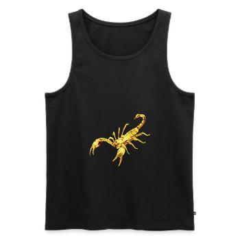 Scorpion - Débardeur bio Premium Homme - noir - Devant - Michal (187cm)