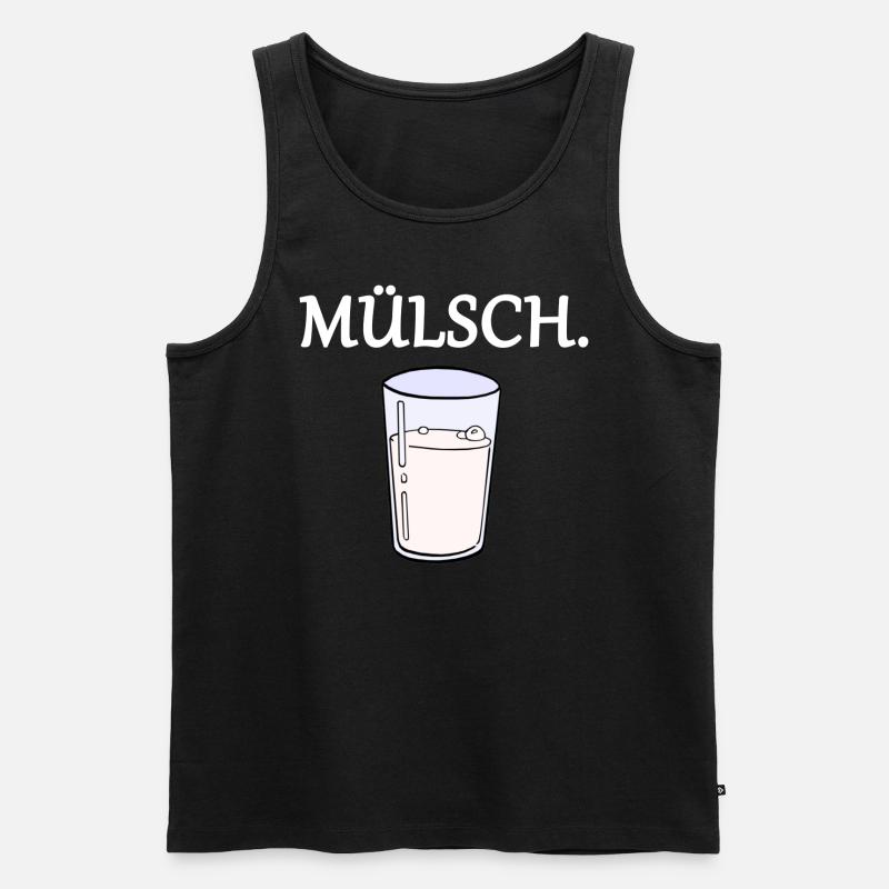 Mülsch 2 - Männer Premium Bio Tank Top - Schwarz