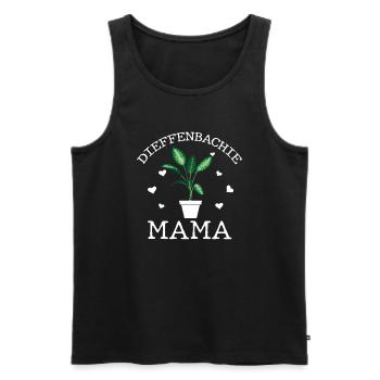 Dieffenbachia Mama - Men's Premium Organic Tank Top - black - Front - Michal (187cm)