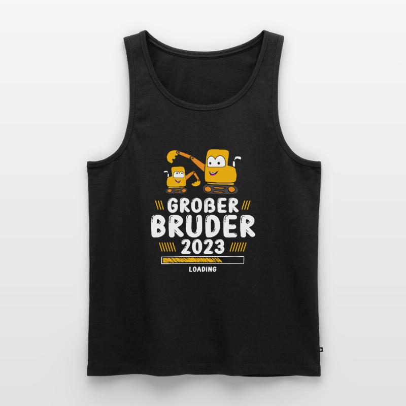 Großer Bruder 2023 Loading Bagger Männer Premium Bio Tank Top