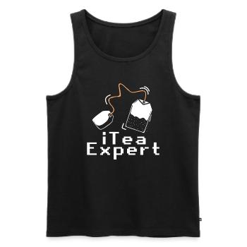 Itea Expert Computer Software Programmer - Men's Premium Organic Tank Top - black - Front - AI Model Male 178 light (178cm)