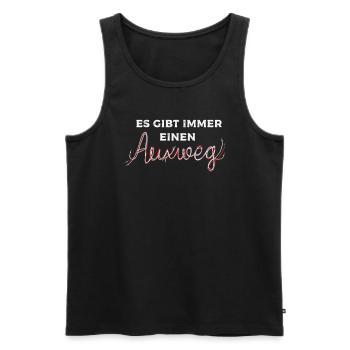 Es Gibt Immer Einen Auxweg Tontechnik Tontechniker - Männer Premium Bio Tank Top - Schwarz - Vorne - Michal (187cm)