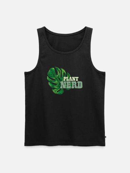 Plants Nerd - Men's Premium Organic Tank Top - black