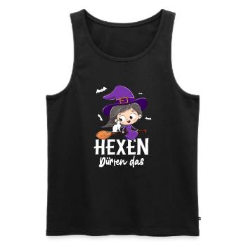 Hexen Dürfen Das - Männer Premium Bio Tank Top - Schwarz - Vorne - Michal (187cm)