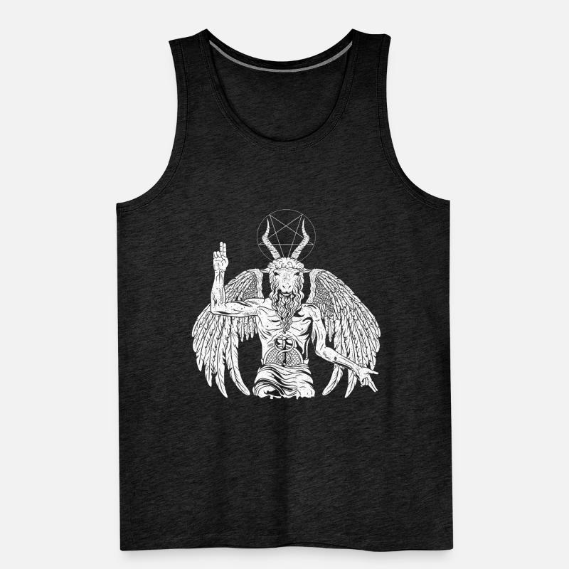 Devil Baphomet Chèvre gothique Débardeur bio Premium Homme