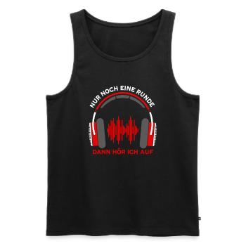 Nur Noch Eine Runde Zocken Gamer Controller - Männer Premium Bio Tank Top - Schwarz - Vorne - Michal (187cm)