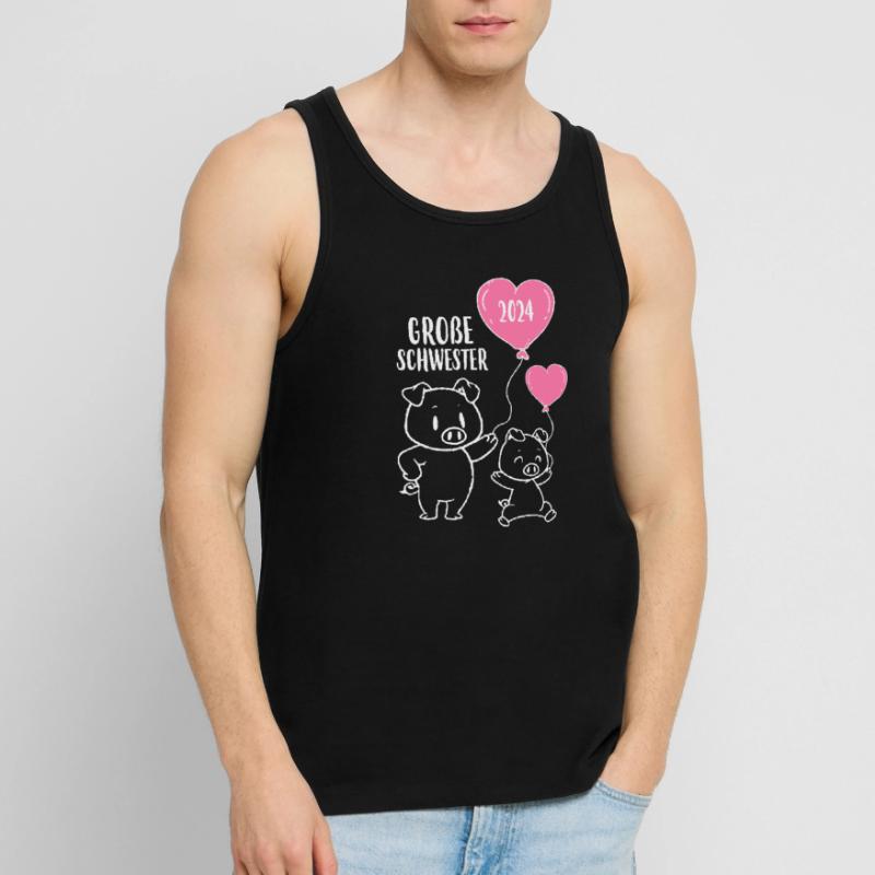 Große Schwester 2024 Männer Premium Bio Tank Top