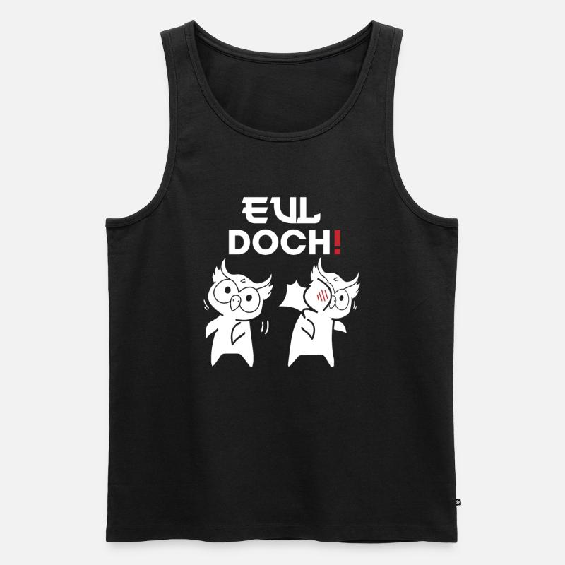 Eul Doch - Männer Premium Bio Tank Top - Schwarz