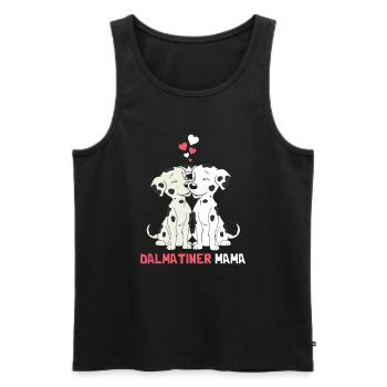 Best Dalmatian Mom - Men's Premium Organic Tank Top - black - Front - Michal (187cm)