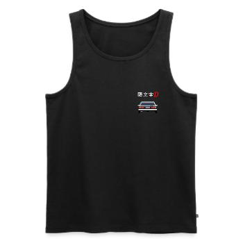 Initial D - Trueno - Männer Premium Bio Tank Top - Schwarz - Vorne - AI Model Male 178 light (178cm)