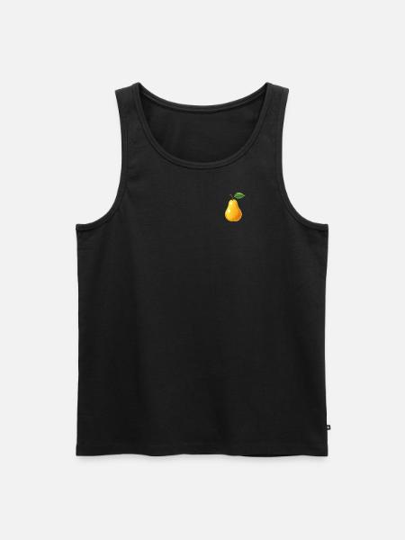 poire poire fruit fruit dessin - Débardeur bio Premium Homme - noir