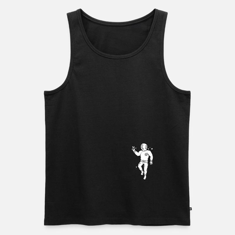 Taucher - Männer Premium Bio Tank Top - Schwarz
